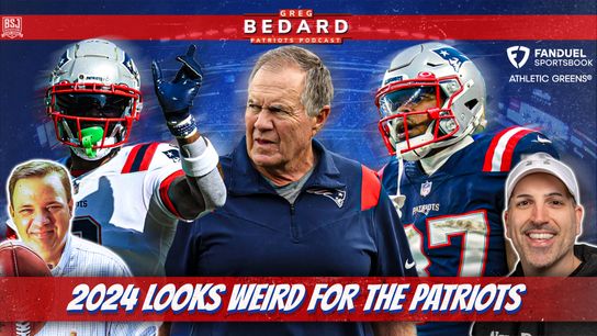 .@FDSportsbook Podcast & Video: Bedard Patriots Pod - Latest news, what are they doing in 2024? taken at BSJ Headquarters (Patriots)
